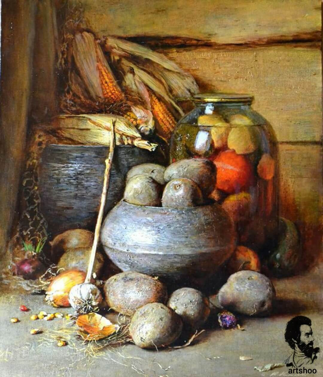 آموزش نقاشی رنگ روغن